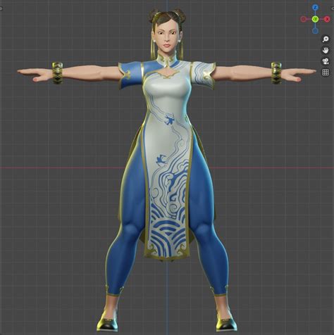 Iwantgames On Twitter Update On My Sf6 Chun Li Model With Her Sf6 Look Basically Finished I