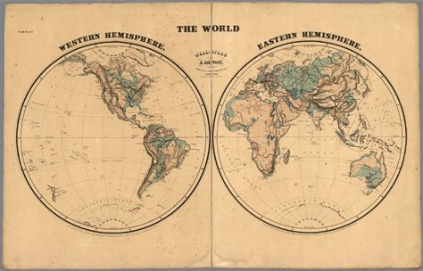 The World Western Hemisphere Eastern Hemisphere David Rumsey