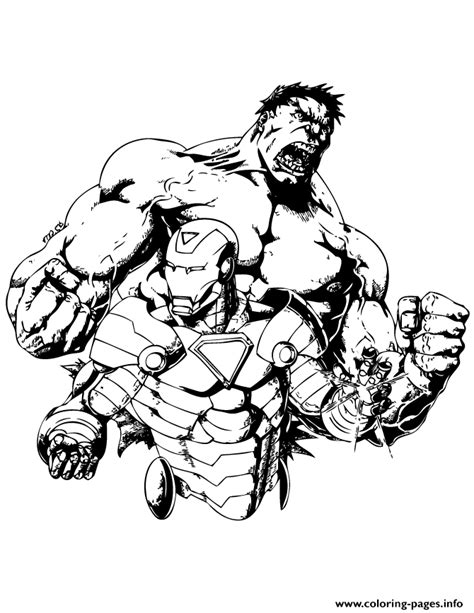 Check spelling or type a new query. Incredible Hulk And Iron Man Coloring Pages Printable
