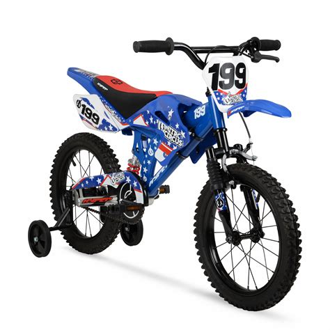 Motorcycle Pedal Bicycle Boys Motocross Motorbike Style Kids Childrens