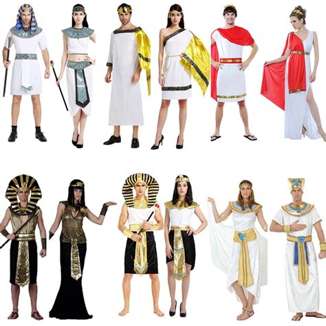 carnival adult egyptian clothing ancient egyptian cleopatra cosplay costumes women man egyptian