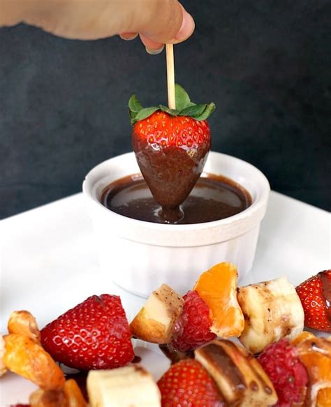 How To Make Chocolate Dipping Sauce My Gorgeous Recipes