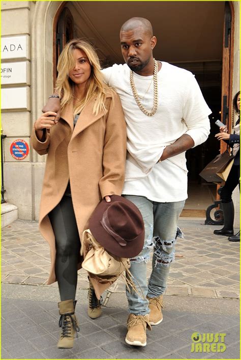 Kim Kardashian And Kanye West Step Out Together In Paris Photo 2961538
