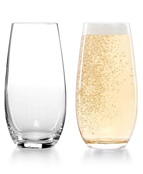 Riedel Set Of 2 O Stemless Champagne Glasses Macy S