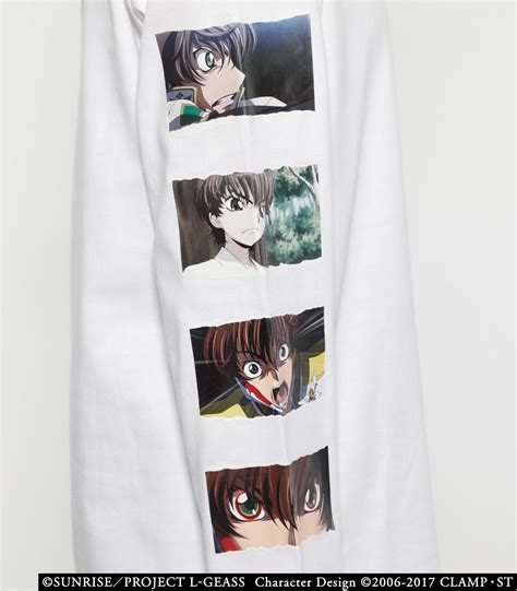 Code Geass Lelouch To Suzaku No Ayumi White Long Sleeve T Shirt Tokyo Otaku Mode Tom