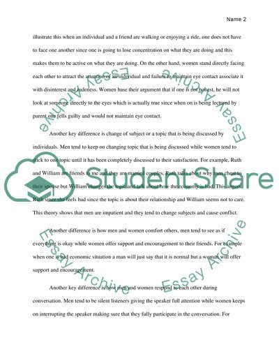 Sex Lies And Conversation Paper Essay Example Topics And Well Written Essays 750 Words