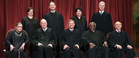 The size of the court has fluctuated since the court was during chief justice john marshall's time in the supreme court starting in 1801, the bench shrunk from six to five justices, then expanded back to. Meet the 9 sitting Supreme Court justices - ABC News