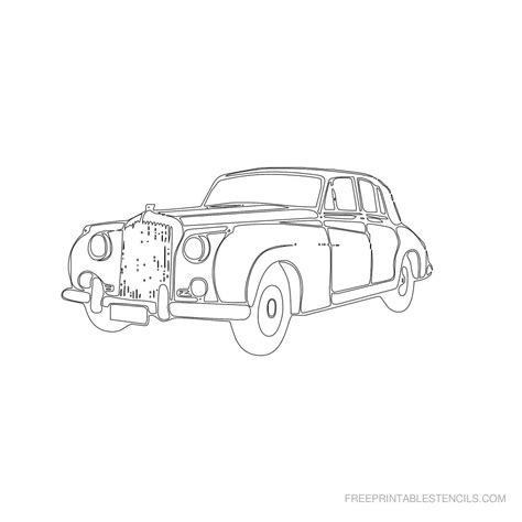 Free Printable Classic Car Stencils