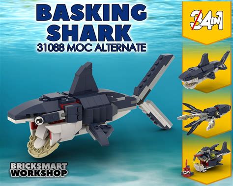 Lego Moc Basking Shark 31088 Alternate By Bricksmartworkshop