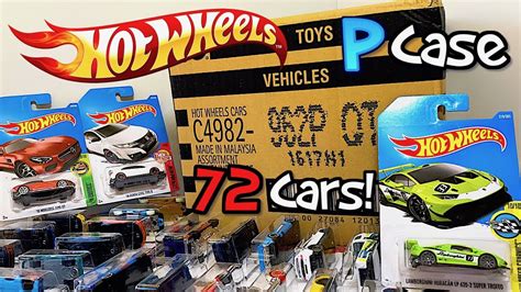 Unboxing Hot Wheels 2017 P Case 72 Car Assortment Youtube