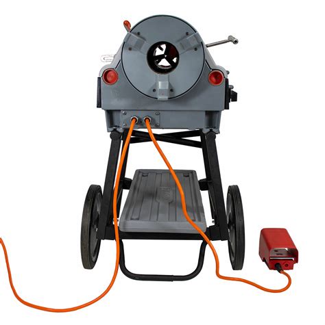Reconditioned Ridgid 1224 Pipe Threader With Dies Heads Cart And Oil