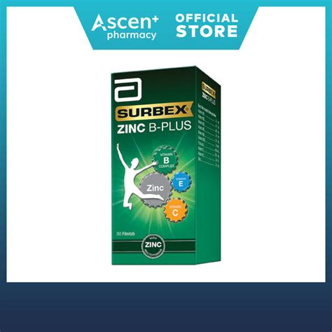 Abbott Surbex Zinc B Plus 30s Ascen Plus Pharmacy