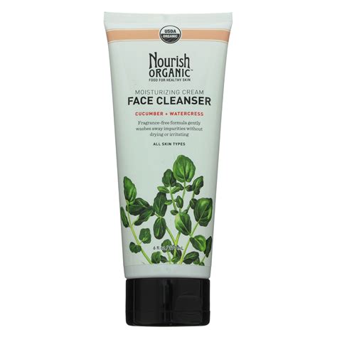 Nourish Organic Moisturizing Cream Face Cleanser Shop Cleansers