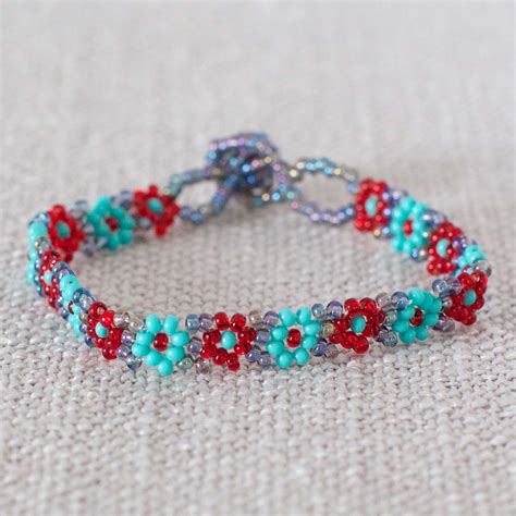 Flower Bracelet - Bracelets - Handmade Guatemalan Imports
