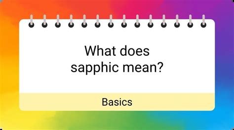 What Does Sapphic Mean