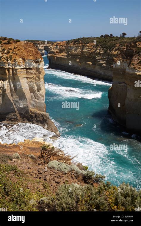 Spectacular Coastal Scenery At Loch Ard Gorge Port Campbell National