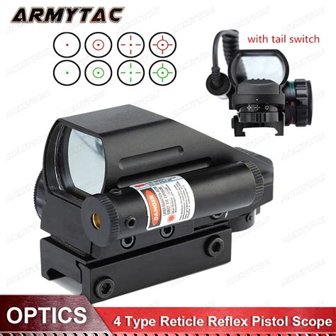 Hunting Optics Sight Scopes Holographic Sight Red Dot 4 Type Reticle