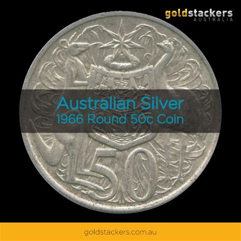Buy Australia 1966 Round 50c Silver Coin Gold Stackers Silver Coins