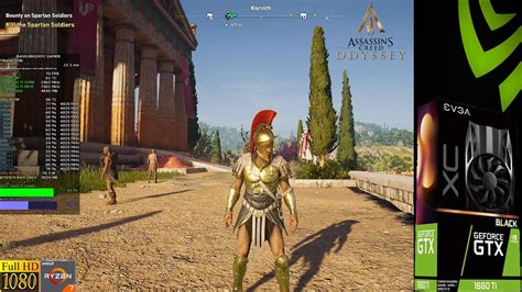 Assassin S Creed Odyssey Very High Settings 1080P GTX 1660 Ti Ryzen