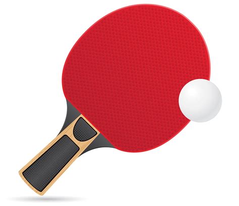 Racket And Ball For Table Tennis Ping Pong Vector Illustration Vector Art At Vecteezy