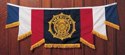 Legion Panel Drape American Legion Flag And Emblem