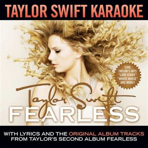 April 9, 2021, 9:40 am. Taylor Swift - Fearless - Karaoke CD/DVD | Taylor Swift ...
