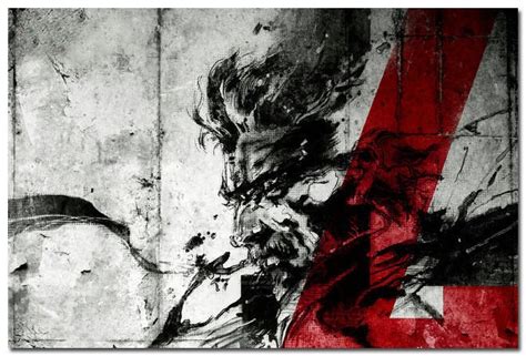 Metal Gear Solid 5 Game Art Poster Big Boss 32x24