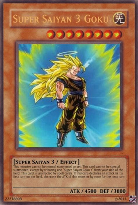 Ssj3 Goku Card By Inglip007 On Deviantart
