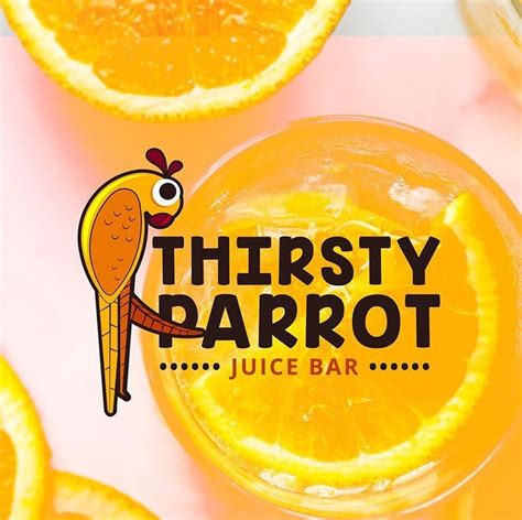 The Thirsty Parrot Juice Bar Branding Concept Design By