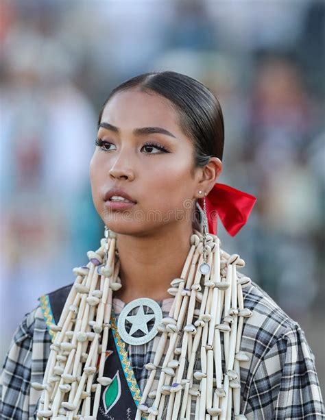 Beautiful Native American Woman Editorial Stock Photo Image Of