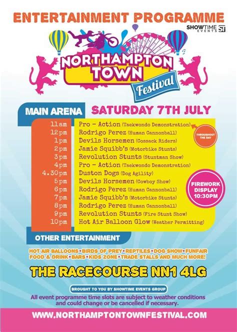 Whats On Northampton Town Festival