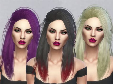 The Sims Resource Pretty Thoughts Hair Retextured By Kittymeow Sims
