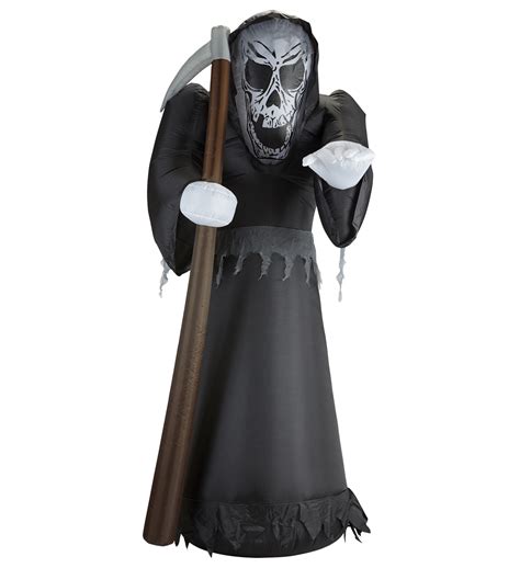 Light Up Airblown Inflatable Grim Reaper