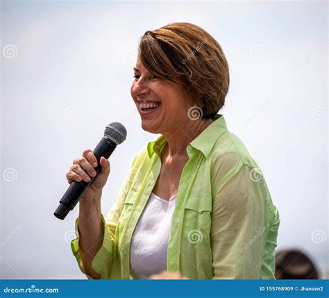 Amy Klobuchar Minnesota Senator Editorial Stock Image Image Of