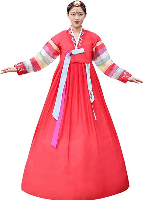 Buy Korean Hanbok Embroidery For Women Traditional Colored Stitching