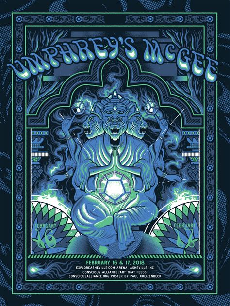 Umphreys Mcgee Gig Poster Paul Kreizenbeck Design And Illustration