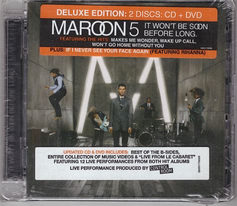 Maroon 5 It Wont Be Soon Before Long 2008 Cd Discogs