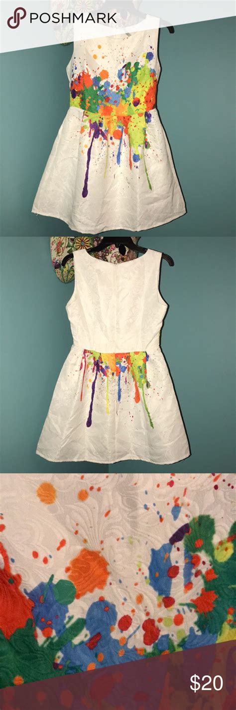Paint Splatter Dress 👗 🎨 Paint Splatter Dress Dresses Clothes Design
