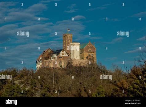Autumn Walk Around The Beautiful Wartburg Castle In The Thuringian