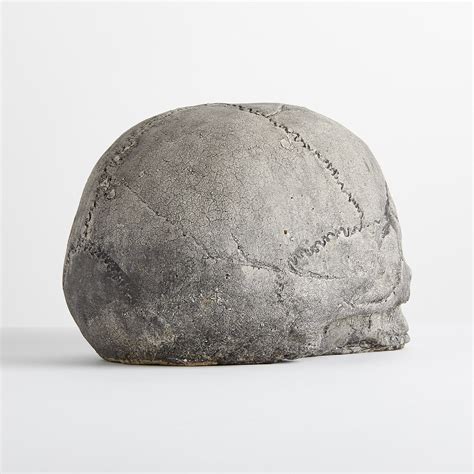 Ceramic Gray Skull Cap The Cozy Hearth Touch Of Modern