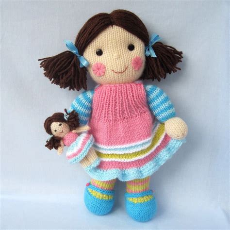 Pin By Kathy Cleveland On Handmade Toys Knitted Doll Patterns