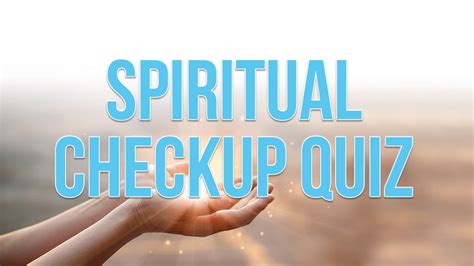 Spiritual Checkup Free Personal Growth Resources