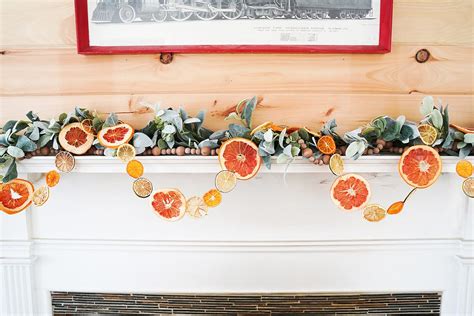 Diy Dried Citrus Holiday Garland — An Easy Way To Make Your Home