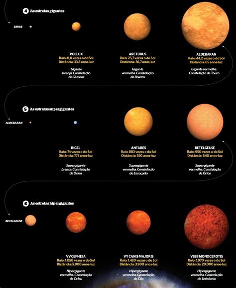 Science Visualized • Infographic “the Largest Known Star” Comparison