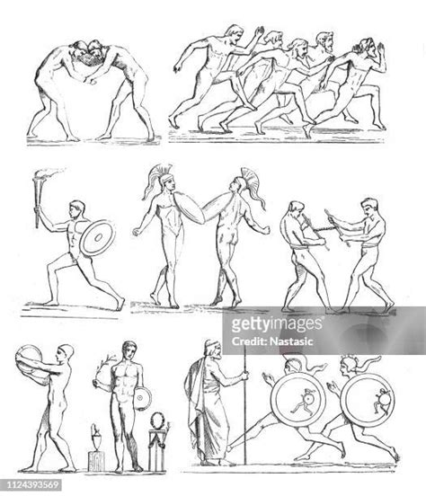 Ancient Greek Wrestling Photos And Premium High Res Pictures Getty Images