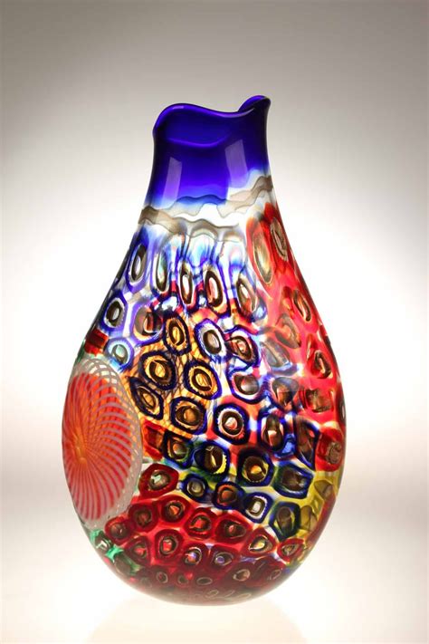 Murano Glass Studio Vase Lodario 11 Reverse Cerámica Adornos Arte