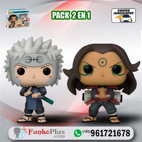 Funko Pop Naruto Hashirama Y Tobirama 2 Pack