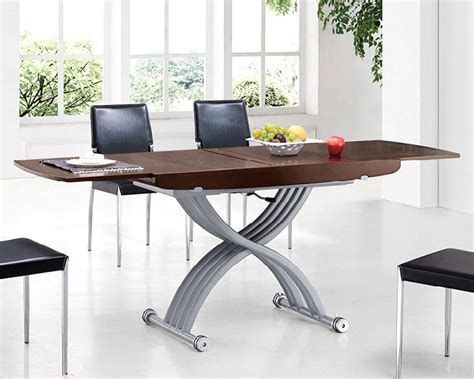 Modern Expandable Dining Table In Wenge Finish European Design 33d262