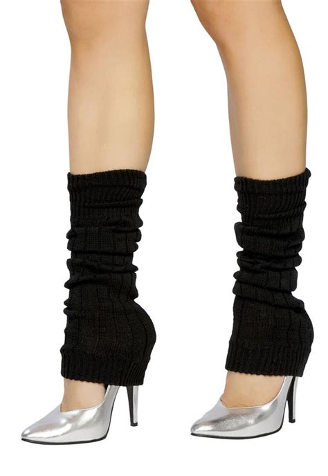 Knee High Knit Leg Warmers Thick Costume Dancer Hosiery Retro 80s Neon Lw101 Ebay