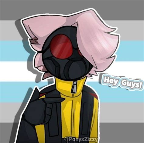 A Drawing Of A Person Wearing A Yellow And Black Outfit With Pink Hair